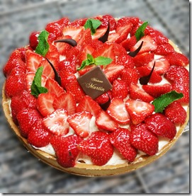 tarte aux fraises